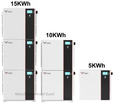 15kWh Bulltron Solarbatterie 51 2V LiFePO4 Mit BMS MHS